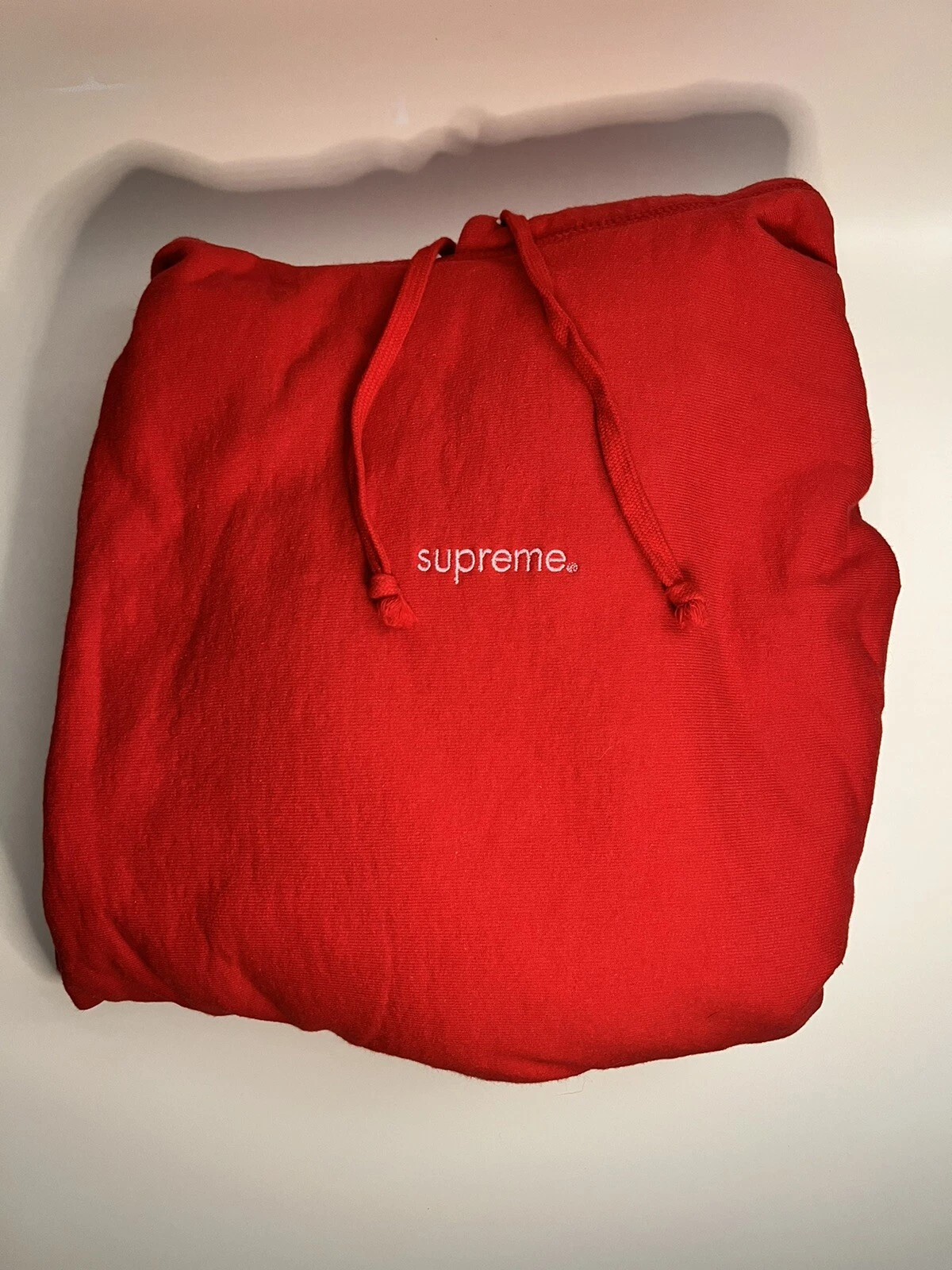 Sweat à capuche rouge Supreme Trademark   Medium