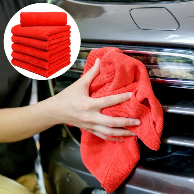 10x 30*30CM Car Soft Microfiber Detailing Wash Cleaning Polish Towel