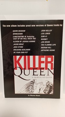 QUEEN - KILLER QUEEN TRIBUTE PROMO AD 11 X 8.5 - PRINT AD.  b3