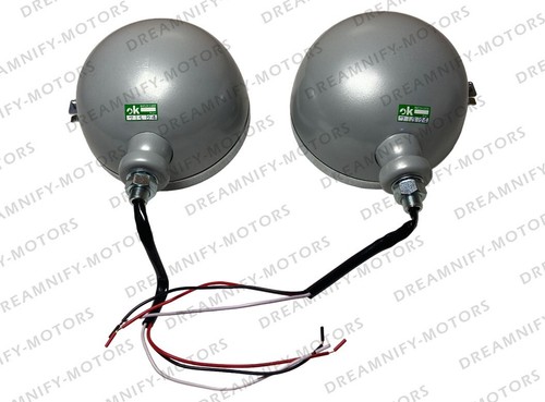 Adatto per Ford 2N 8N 9N 600 800 NAA Set di (2) 310066F 12V Grigio Proiettori/Luci - Foto 5 di 10