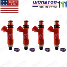 Set of 4 Dens* 23250-11090 Fuel Injectors For Toyota Tercel 1.5L 23070-11010