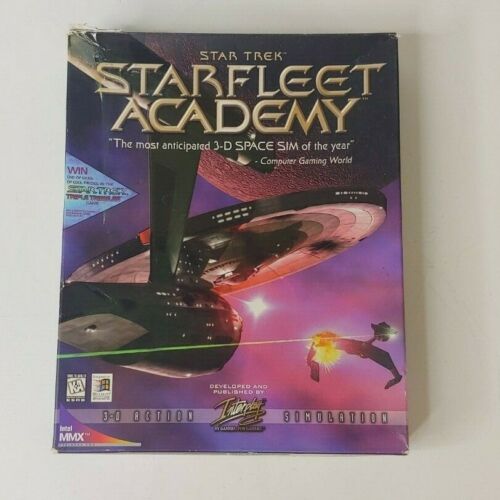 STAR TREK : STARFLEET ACADEMY PC GAME 1997 BIG BOX COMPLETE INTERPLAY WINDOWS 95 - Photo 1 sur 12