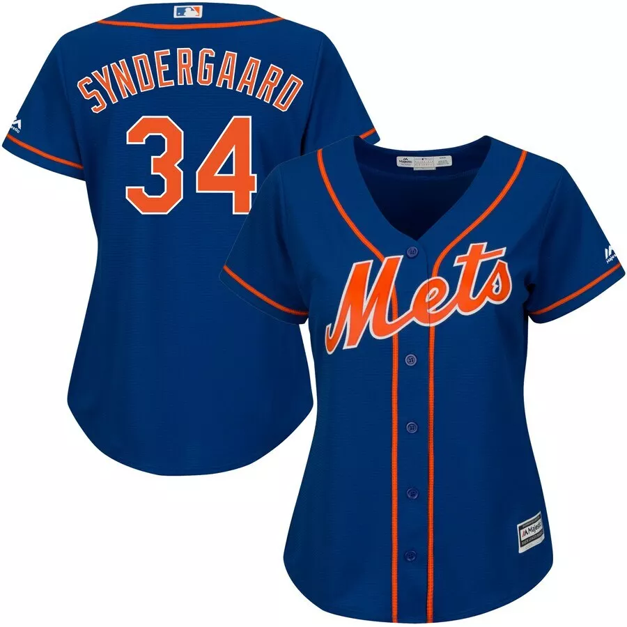 New York Mets Noah Syndergaard Majestic Women's Cool Base