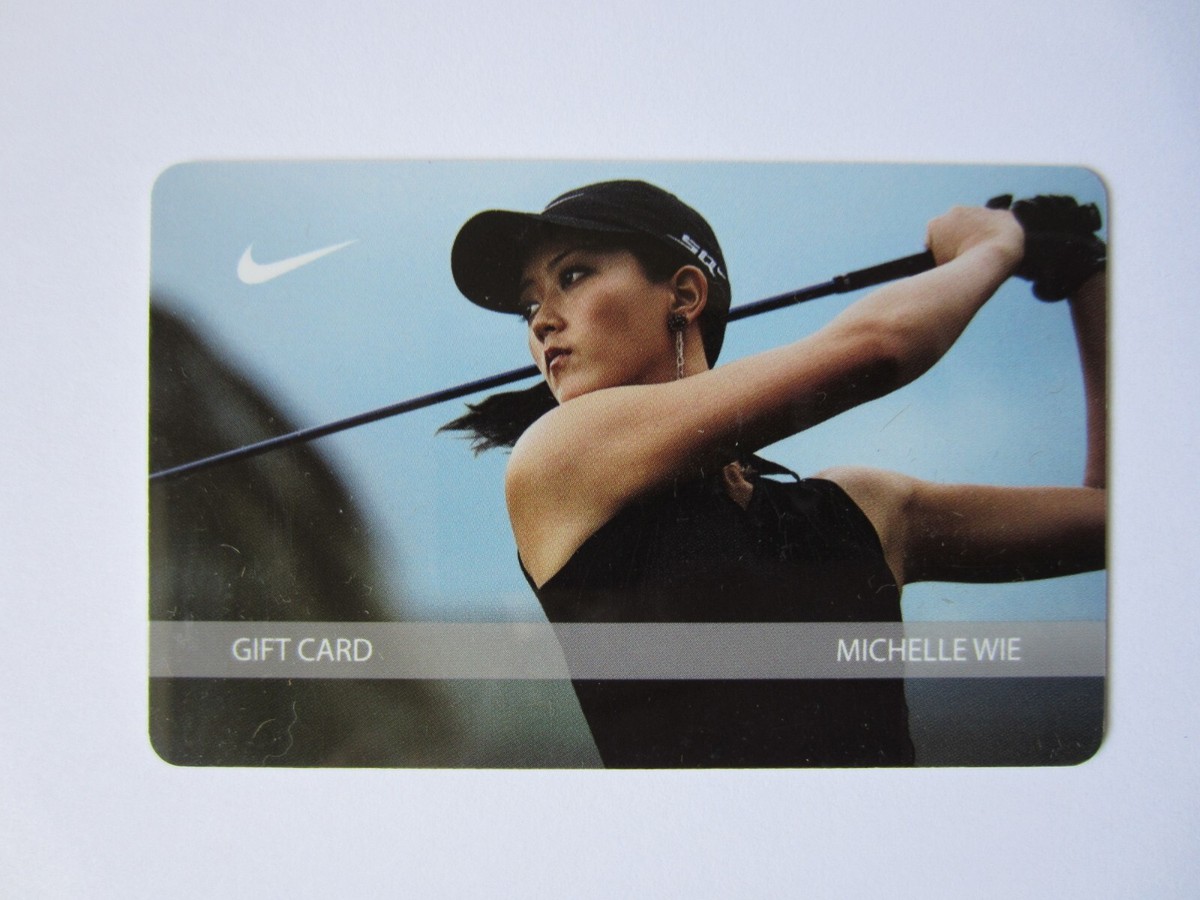 Michelle Wie Nike Gift Card No Loaded US Open LPGA
