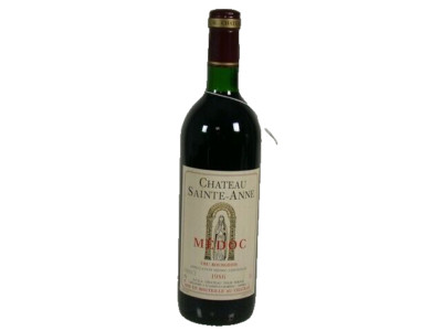 Rotwein Red Wine 1986 Chateau Sainte St-Anne Cru Bourgeois Medoc France 135/26
