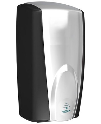 RUBBERMAID AUTO FOAM DISPENSER BLACK/CHROME
