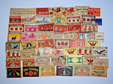 100 pcs Sweden Matchbox labels Box size lot 2