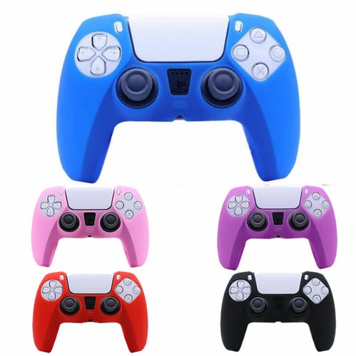 For PS5 Controller Soft Silicone Rubber Case PlayStation 5 DualSense Skin Cover - Picture 2 of 22