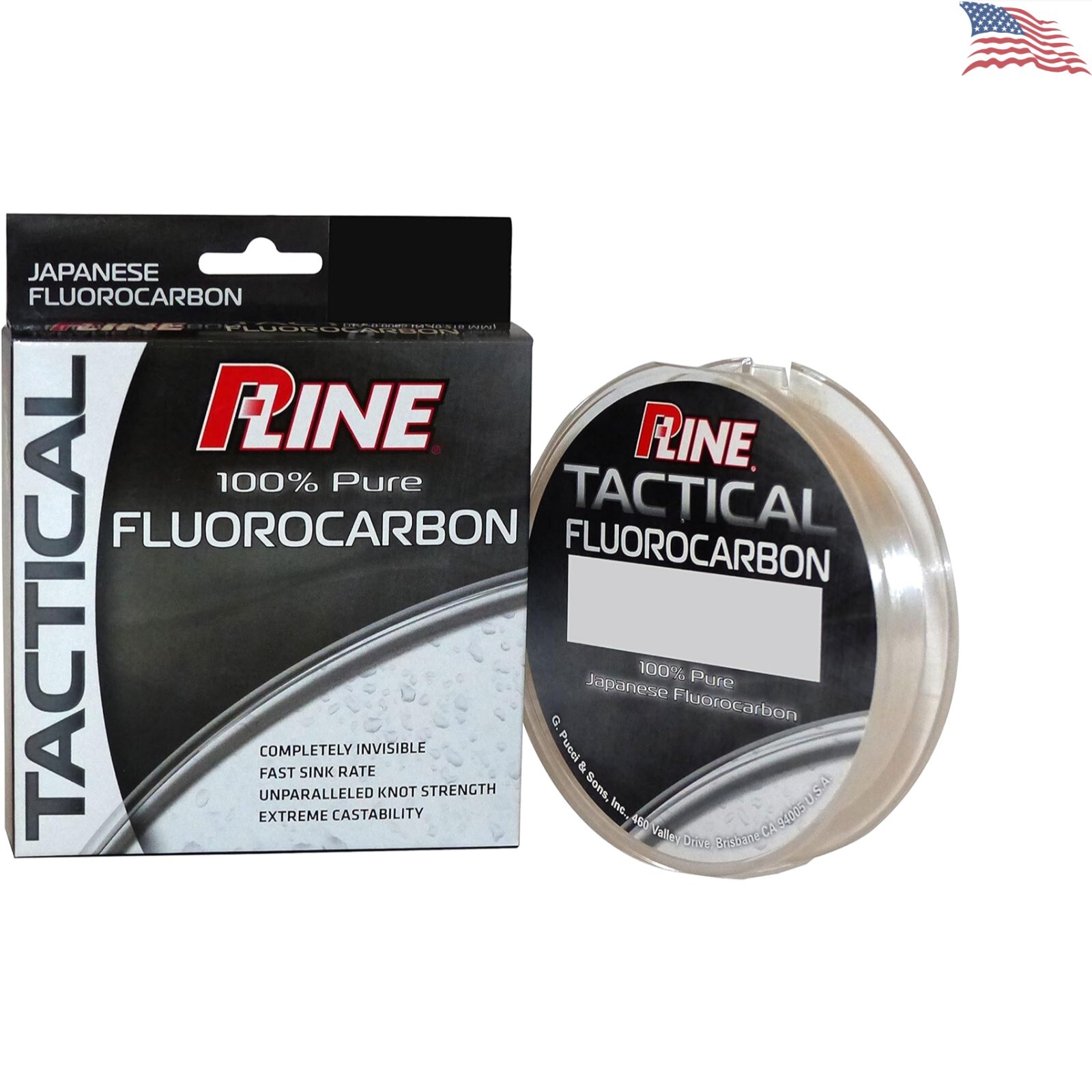 Premium Fluorocarbon Fishing Line - 12lb Test - Abrasion Resistant & Invisible