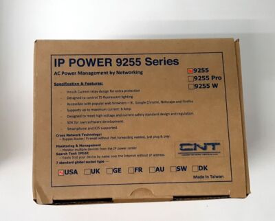 Controlador De Alimentación Remoto Aviosys IP9255 - Reinicio Automático Por Ping, 1 Salida, 240V, Ideal Para Servidores Y Equipos Críticos