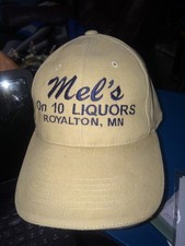 trucker hat baseball cap MEL'S LIQUORS ROYALTON MN  cool lid old school