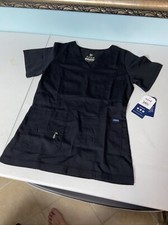 Adar Pro  V-Neck women's Scrub Top Tailored Fit P9600 Black XS