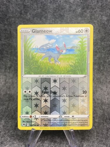 Pokémon TCG Glameow Sword & Shield - Astral Radiance 127/189 Reverse Holo C NM - Picture 1 of 2