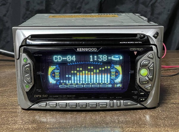 当時物KENWOOD DPX-510 CDカセットDSPレシーバースペアナ 当時物KENWOOD DPX-510 CDカセットDSPレシーバースペアナ - メルカリ
