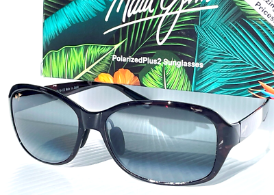 NEW Maui Jim KOKI BEACH Black Grey Tortoise POLARIZED Grey Lens