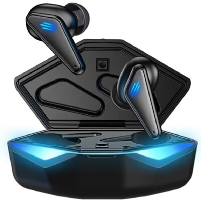 K55 Kopfhörer Kabellose Ohrhörer Integriertes Mikrofon Tiefer Bass für E-Sport Gaming