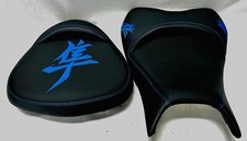 !EXCHANGE! BLUE KANJI CUSTOM SEATS GEN 3 22-24 SUZUKI HAYABUSA-READ DESCRIPTION!