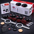 Vibe Car Audio 150w Silk Dome Tweeters,Inline Passive Crossover Filter SLICK1-V4