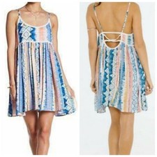Anthropologie RAGA Flamingo Beach Tie Dye Short Dress Size XS