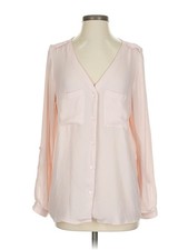 Cotton On Women Pink Long Sleeve Blouse S