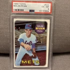 NOLAN RYAN 1969 TOPPS #533 VINTAGE CARD EX-MINT PSA 6 NY METS MLB HALL OF FAMER