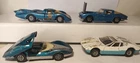CORGI TOYS  , CARS LOT,  c1968-70 ,  Porsche , Iso , DeTomaso