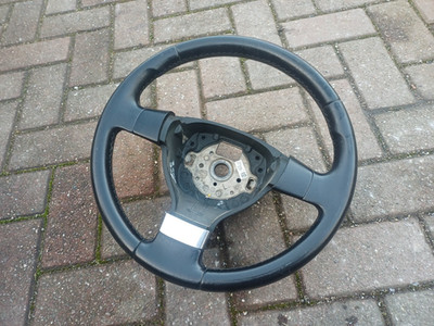 VW  GOLF PLUS STEERING WHEEL 3 SPOKE BLACK 1K0419091M 2006 SEE PHOTOS