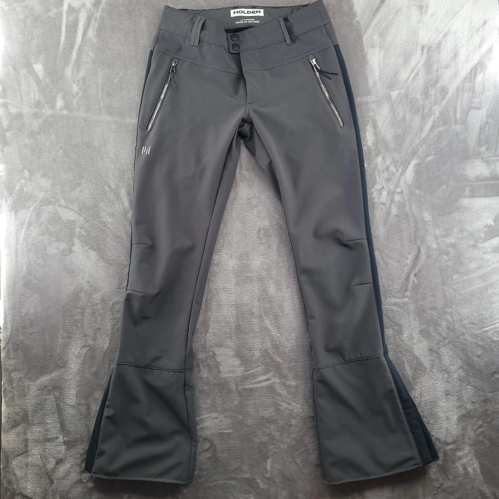 Holden Pants Womens Medium Gray Skinny Fit Softshell Waterproof Ski Snowboard