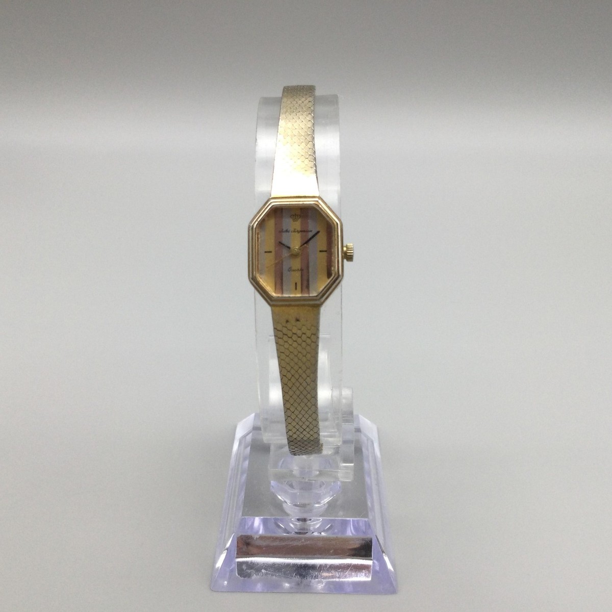 Vintage Jules Jurgensen Womens Watch 15mm Tri Color Dial 6516 New