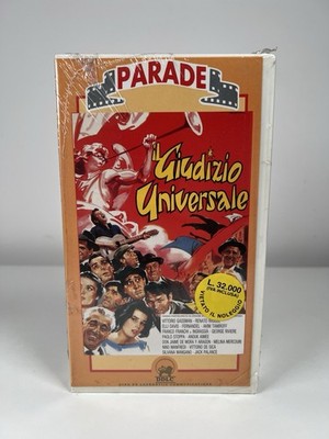 VHS UNIVERSAL URTEIL - Alberto Sordi - Manfredi - Gassman - Neu Versiegelt