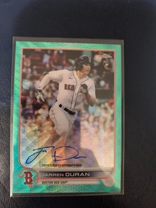 その他 AUTOGRAPH BOOK CARD 4/25 JARREN DURAN 2022 Topps Series 1 Jarren Duran Auto Rookie RC Gold Baseball