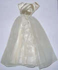 Vintage Mattel BARBIE BRIDE'S DREAM GOWN Only, Fair Cond, 1963-65 Free Shipping!
