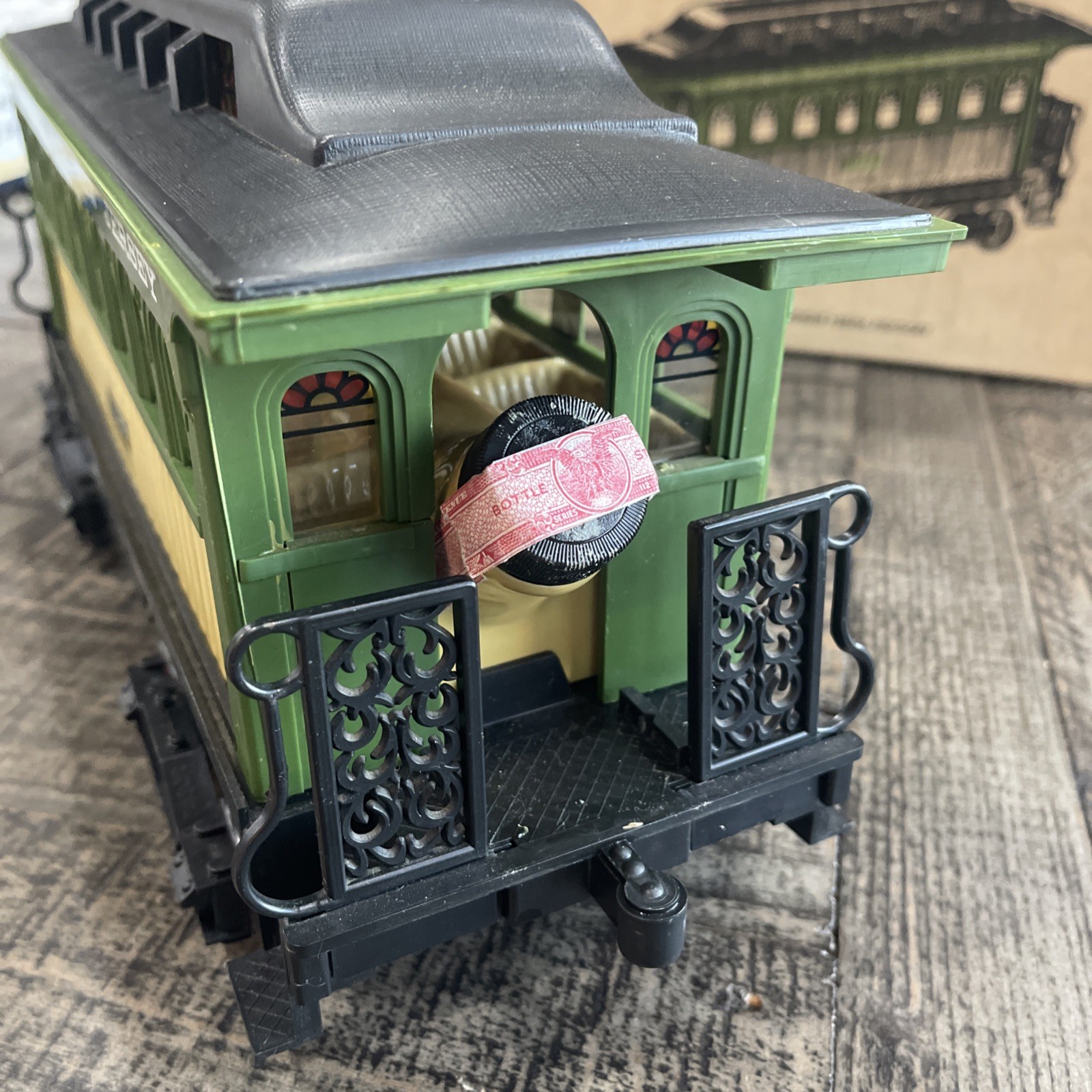 ￼Jim Beam Passenger Car Train Decanter EMPTY#1099 bourbon ￼