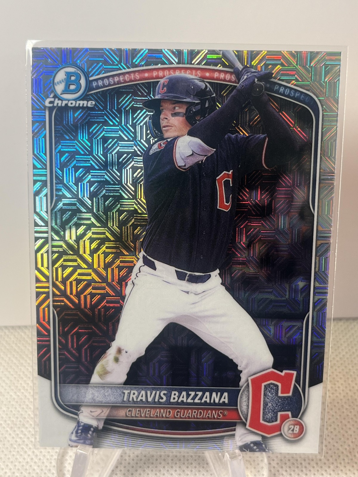 2025 Bowman Draft Travis Bazzana Chrome Mojo Refractor #BDC-49 Guardians