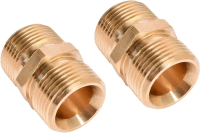 #ad Pressure Washer Coupler M22 Metric M22 14mm Male Thread to M22 14mm Male Fitting $13.36