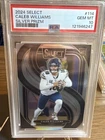 2024 Select Caleb Williams Silver Prism PSA 10