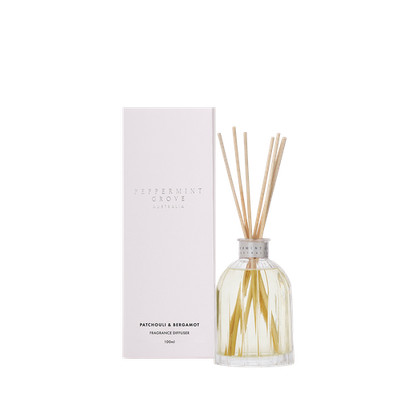 Peppermint Grove Australia Patchouli & Bergamot - Mini Fragrance Diffuser 100ml 