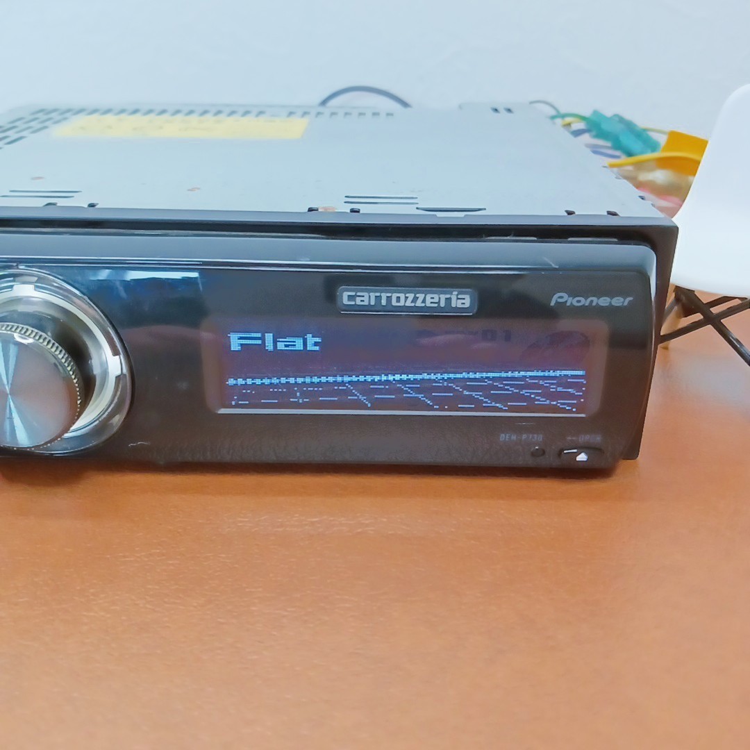 Pioneer Carrozzeria DEH-P730 1DIN Car Audio CD Tuner DSP Tested