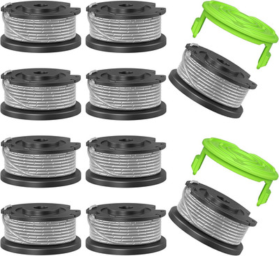 12 Pack 0.065'' Single Line Weed Wacker String Compatible with Greenworks String