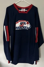 Vintage K1 Sportswear Team USA Hockey Jersey XL Men Multicolor Sports Logo Y2K