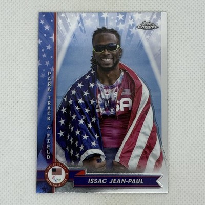 2024 U.S. Olympic & Paralympic | Issac Jean-Paul Track & Field | Chrome Base!