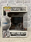 Funko Pop Fallout 4 Liberty Prime (Battle) GameStop #170 Mettalic 10in 🔥 🔥