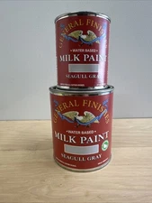 General Finishes Water Based Milk Paint 1 Pint Seagull Gray