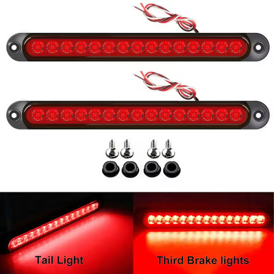 1X Auto LED Pkw Lkw Anhänger Rücklicht Blinker Bremsleuchte Universal 12/24V Rot