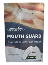 SnowShinee Mouth Guard - Reusable Night Guards For Teeth Grinding - 4 in pack