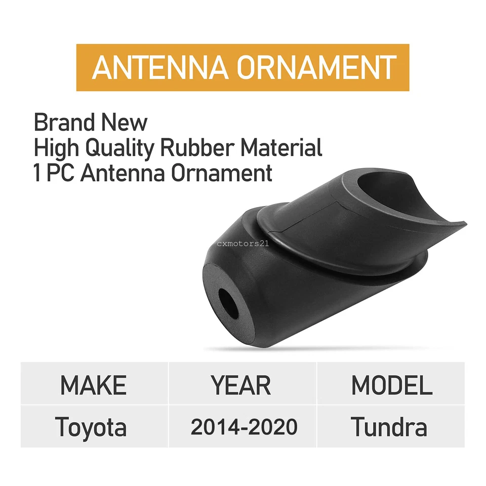 86392-0C030 Antenna Base Cover Grommet Bezel Fits For Toyota Tundra 2014-2020 Foto 3 de 4