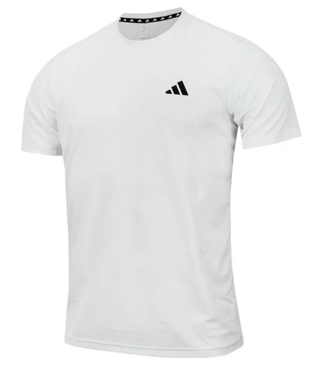 Adidas Men Essentials Base Shirts White T-Shirt Casual Tee Top GYM Jersey  IC7430 | eBay