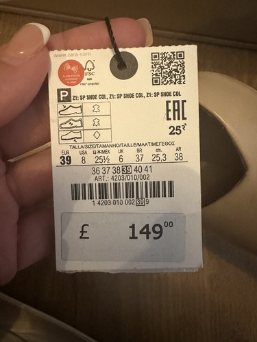 Zapatos beige Narciso Rodríguez para Zara nuevos con etiquetas Reino Unido 6/39 - Imagen 6 de 8