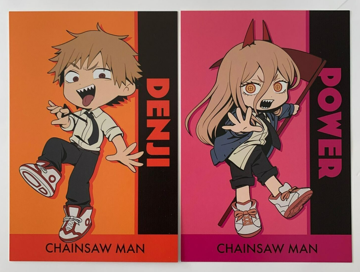Chainsaw Man DENJI POWER Pop Up Shop Limited Photo Post Card Set