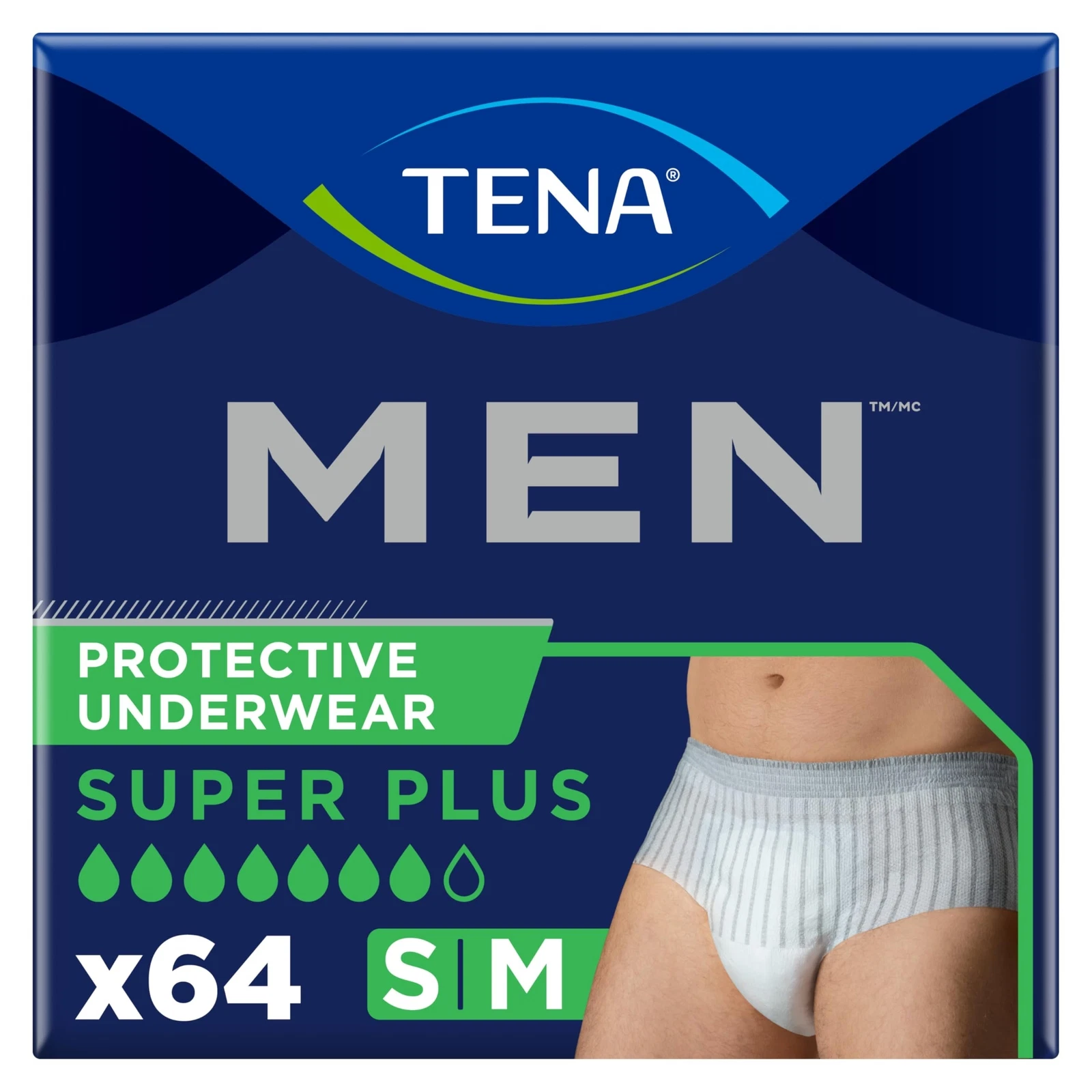 Men's Incontinence Underwear Disposable Small Medium Super Plus Absorbency